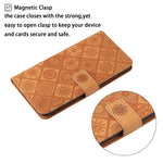 Custodia per cellulare in pelle con motivo goffrato stile etnico, For Samsung Galaxy A33 5G, For Samsung Galaxy A52, For Samsung Galaxy A53