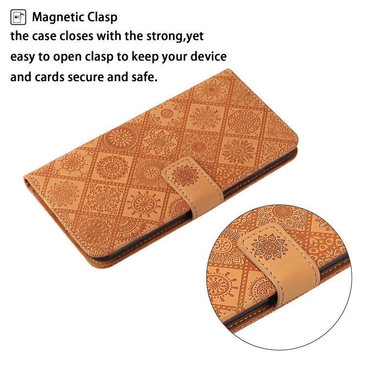 Custodia per cellulare in pelle con motivo goffrato stile etnico, For Samsung Galaxy A33 5G, For Samsung Galaxy A52, For Samsung Galaxy A53