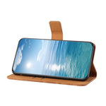 Custodia per cellulare in pelle con motivo goffrato stile etnico, For Samsung Galaxy A73 5G, For Samsung Galaxy S22+ 5G, For Samsung Galaxy S22 Ultra 5G