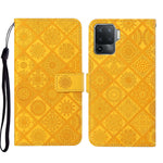 Custodia per cellulare in pelle con motivo goffrato stile etnico, For OPPO A94 4G, For Samsung Galaxy A03s 164mm, For Samsung Galaxy A13 4G