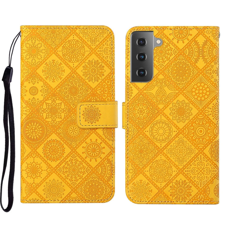 Custodia per cellulare in pelle con motivo goffrato stile etnico, For Samsung Galaxy A73 5G, For Samsung Galaxy S22+ 5G, For Samsung Galaxy S22 Ultra 5G