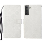 Custodia per cellulare in pelle con motivo goffrato stile etnico, For Samsung Galaxy S22 5G
