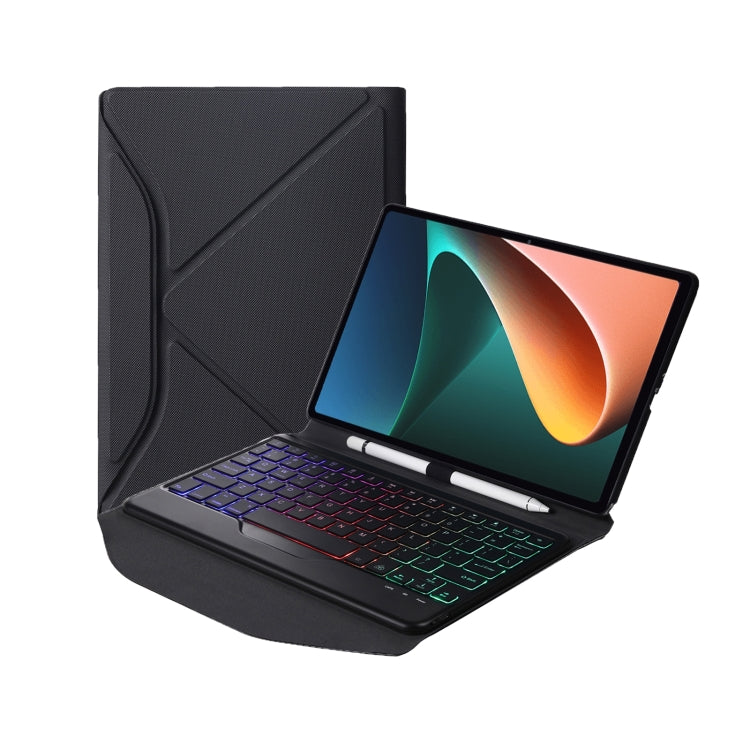 Custodia in pelle con tastiera Bluetooth retroilluminata per Xiaomi Pad 5 e Pad
