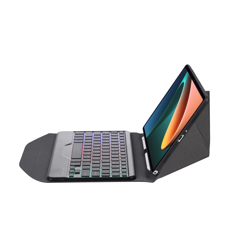Custodia in pelle con tastiera Bluetooth retroilluminata per Xiaomi Pad 5 e Pad
