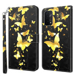 Custodia pelle flip modello pittura 3D per OPPO A54 5G e A74 5G