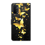 Custodia pelle flip modello pittura 3D per OPPO A54 5G e A74 5G