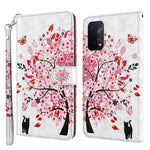 Custodia pelle flip modello pittura 3D per OPPO A54 5G e A74 5G