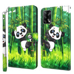 Custodia pelle flip modello pittura 3D per OPPO A54 5G e A74 5G