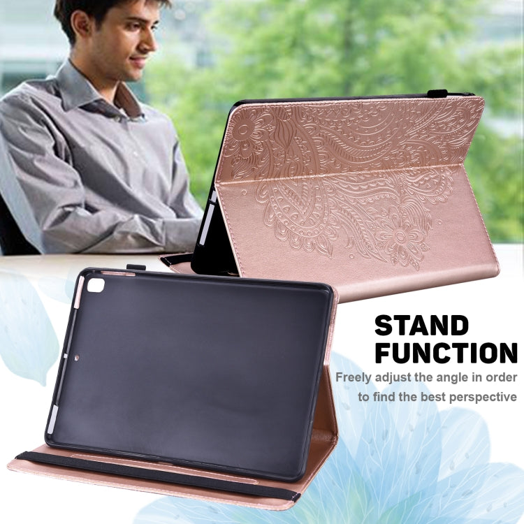 Custodia tablet in pelle con motivo pavone per Lenovo M10 Plus 3rd Gen