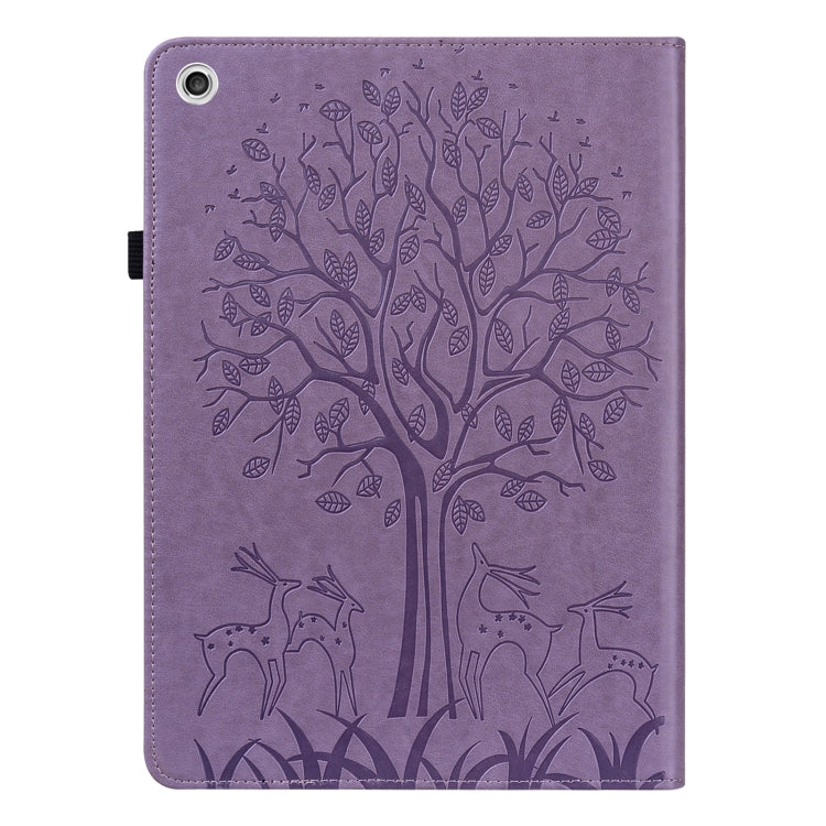 Custodia tablet in pelle goffrata con supporto per Lenovo M10 Plus 3rd Gen