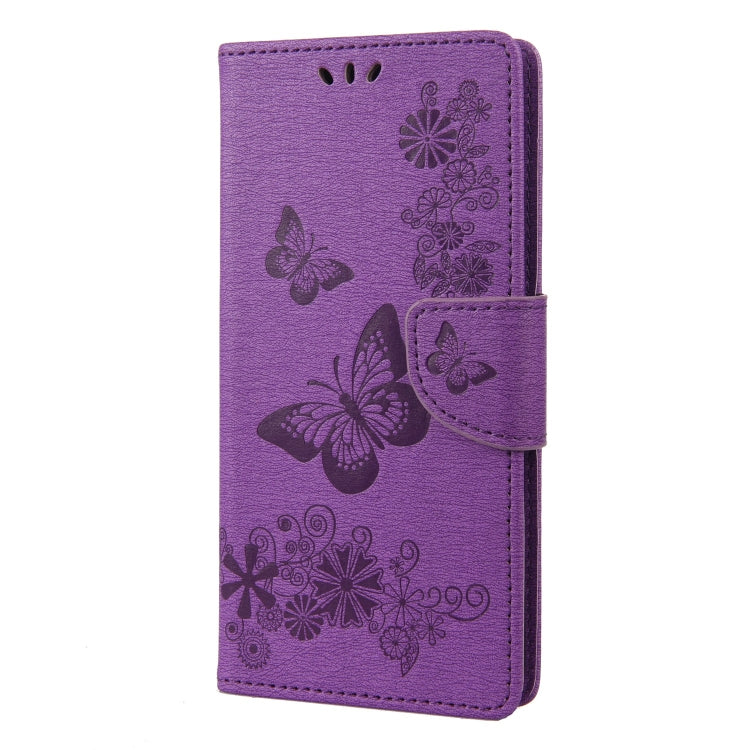 Custodia per telefono in pelle goffrata farfalla, For Samsung Galaxy M53 5G