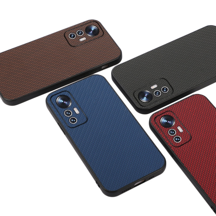 Custodia antiurto in fibra di carbonio con foro accurato per Xiaomi Mi 12 Lite