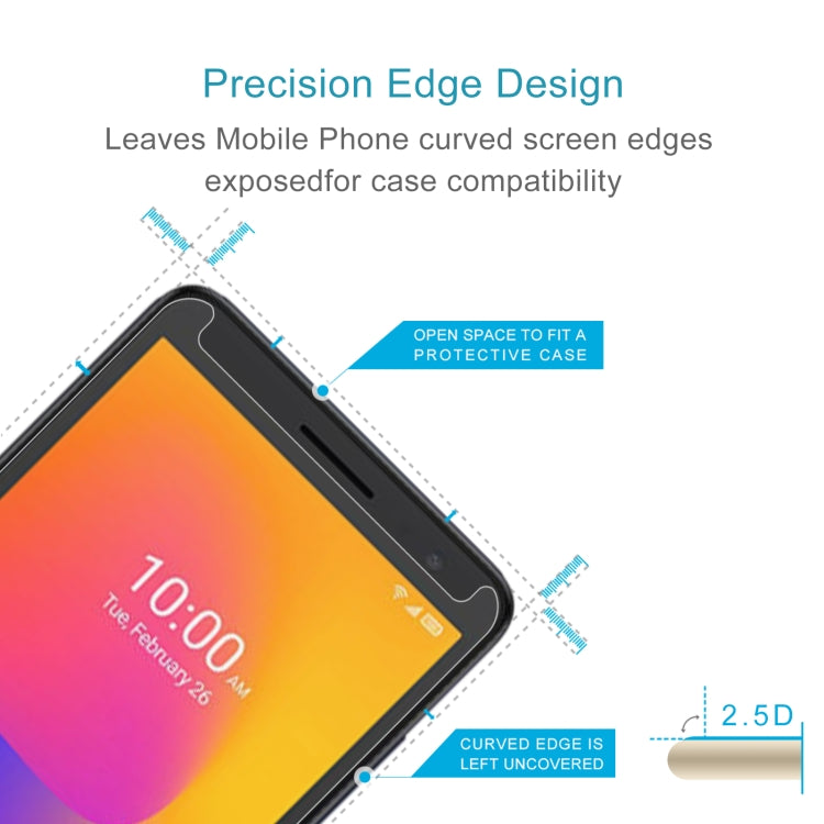 Pellicole in vetro temperato 0,26 mm 9H per Alcatel 1B 2022 e Infinix Hot 12