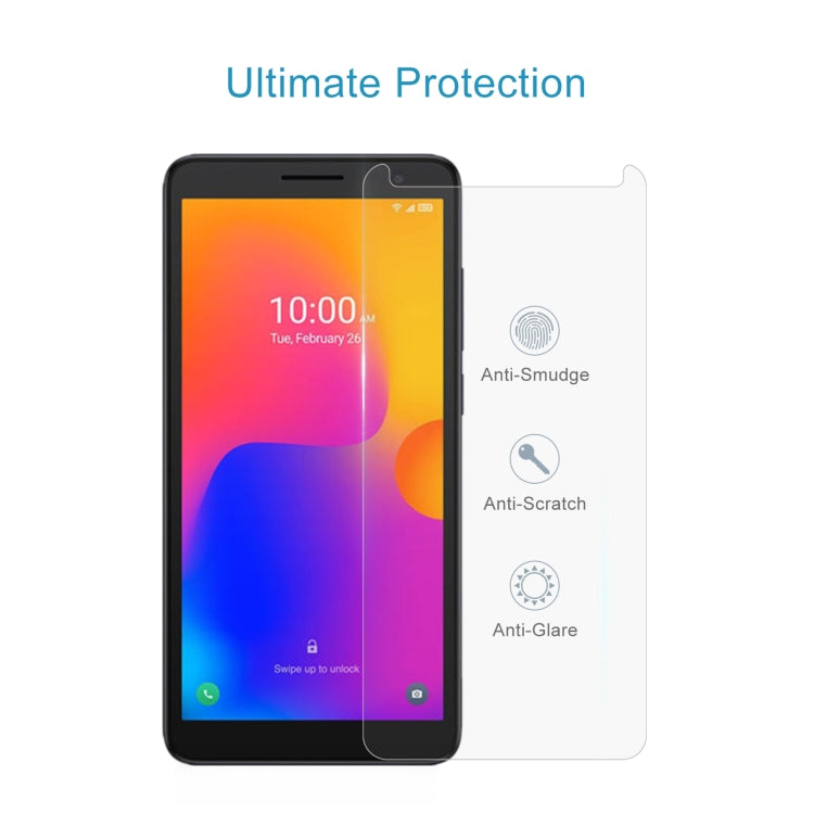 Pellicole in vetro temperato 0,26 mm 9H per Alcatel 1B 2022 e Infinix (50 pezzi)