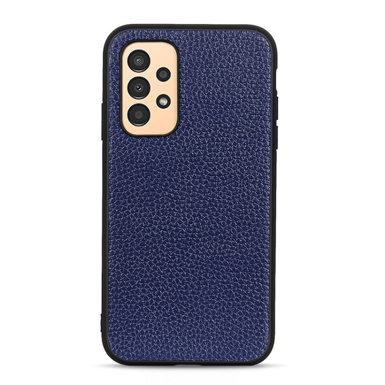Custodia in vera pelle con texture Litchi per Samsung Galaxy A13