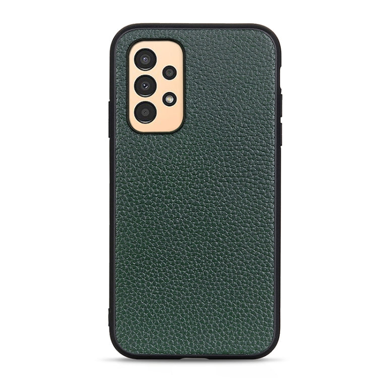 Custodia in vera pelle con texture Litchi per Samsung Galaxy A13