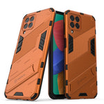 Custodia TPU antiurto con supporto per Samsung Galaxy M33 5G