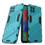 Custodia TPU antiurto con supporto per Samsung Galaxy M33 5G