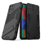 Custodia TPU antiurto con supporto per Samsung Galaxy M33 5G