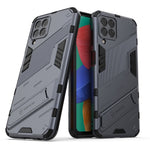 Custodia TPU antiurto con supporto per Samsung Galaxy M33 5G