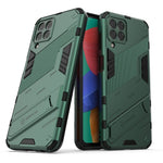 Custodia TPU antiurto con supporto per Samsung Galaxy M33 5G