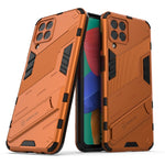 Custodia TPU antiurto con supporto per Samsung Galaxy M33 5G