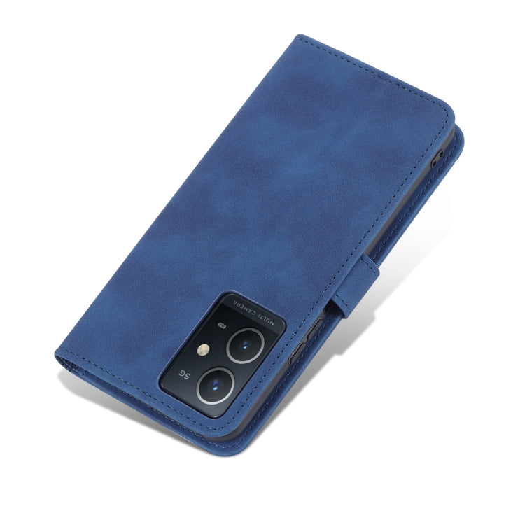 Custodia pelle a conchiglia con supporto orizzontale per vivo Y33s/Y75 5G