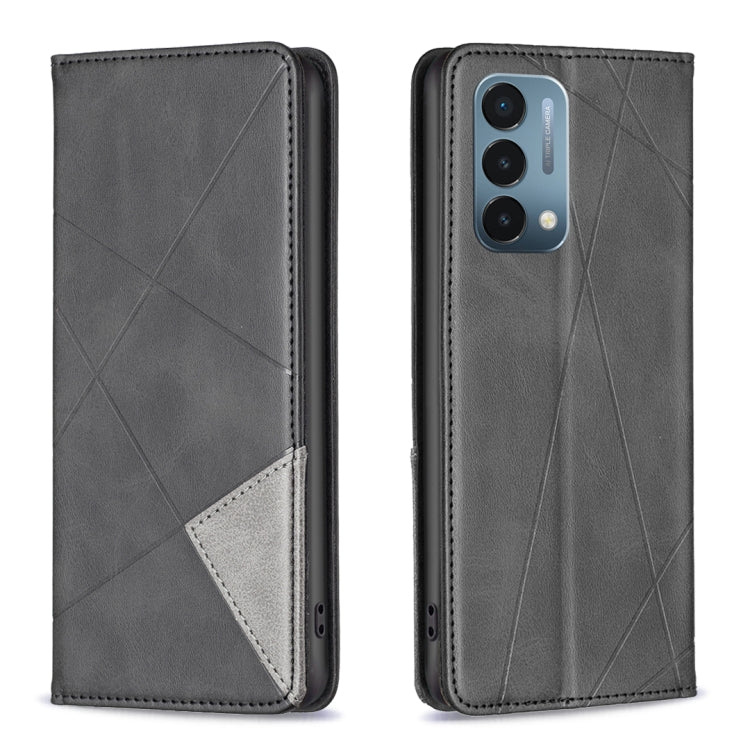 Custodia magnetica in pelle prismatic per OnePlus Nord N200 5G, OPPO Find X5