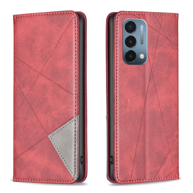 Custodia magnetica in pelle prismatic per OnePlus Nord N200 5G, OPPO Find X5