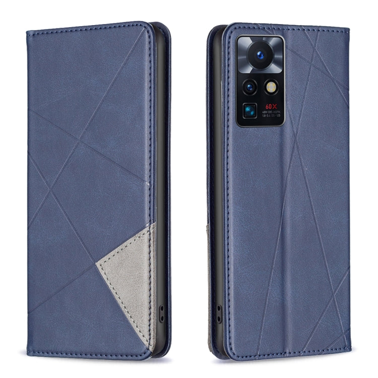 Custodia magnetica in pelle prismatic per OnePlus Nord N200 5G, OPPO Find X5