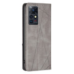 Custodia in pelle magnetica invisibile prismatica per Infinix Zero X / X Pro