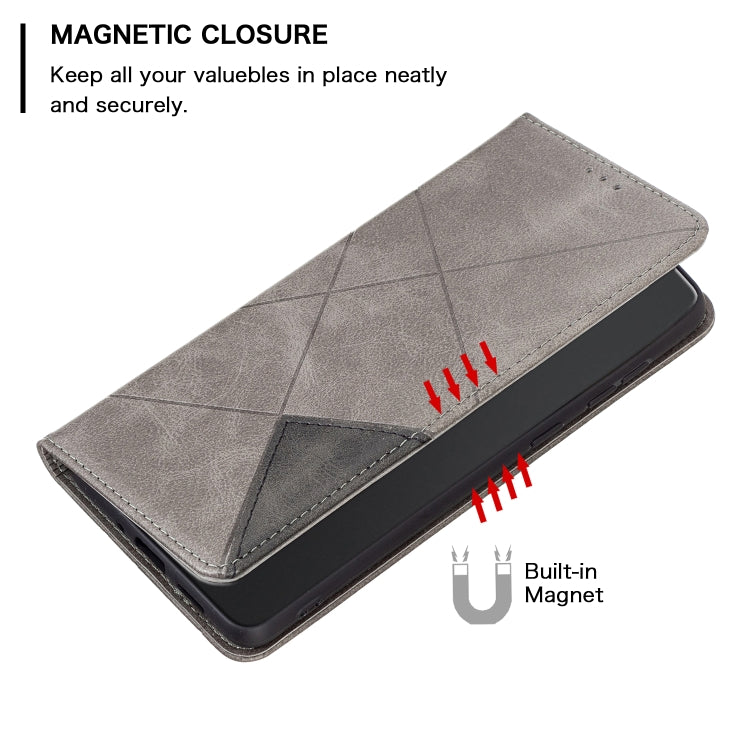 Custodia in pelle magnetica invisibile prismatica per Infinix Zero X / X Pro