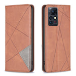 Custodia in pelle magnetica invisibile prismatica per Infinix Zero X / X Pro