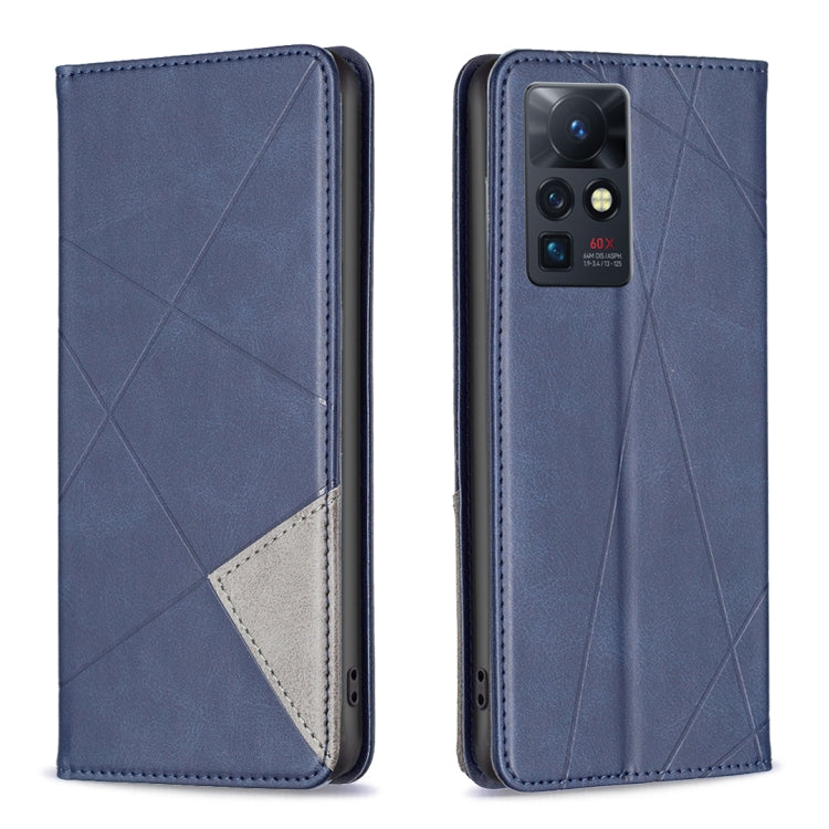 Custodia in pelle magnetica invisibile prismatica per Infinix Zero X / X Pro