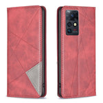 Custodia in pelle magnetica invisibile prismatica per Infinix Zero X / X Pro