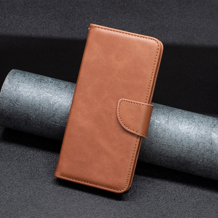 Custodia in pelle con trama di pelle di agnello per Infinix Zero X / X Pro