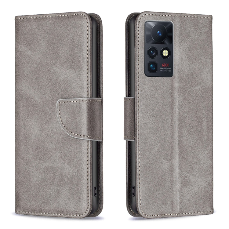 Custodia in pelle con trama di pelle di agnello per Infinix Zero X / X Pro