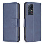 Custodia in pelle con trama di pelle di agnello per Infinix Zero X / X Pro