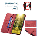 Custodia pelle flip RFID con fibbia magnetica per OnePlus Nord N200 5G