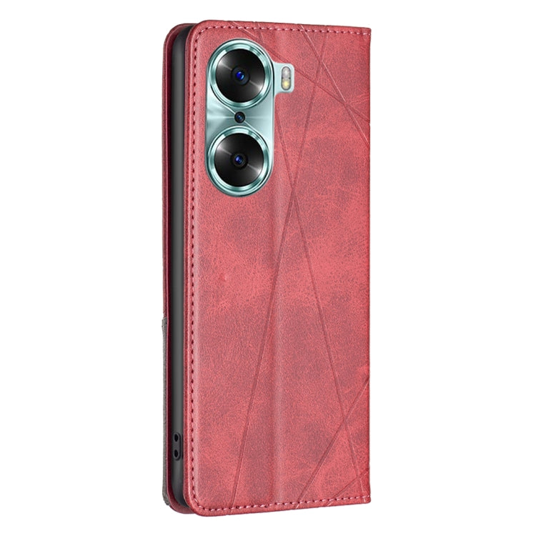 Custodia pelle magnetica invisibile prismatica per Honor 60 e Honor 60 Pro