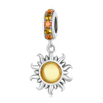 Ciondolo piccolo sole in argento sterling S925