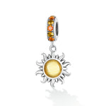 Ciondolo piccolo sole in argento sterling S925