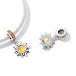 Ciondolo piccolo sole in argento sterling S925