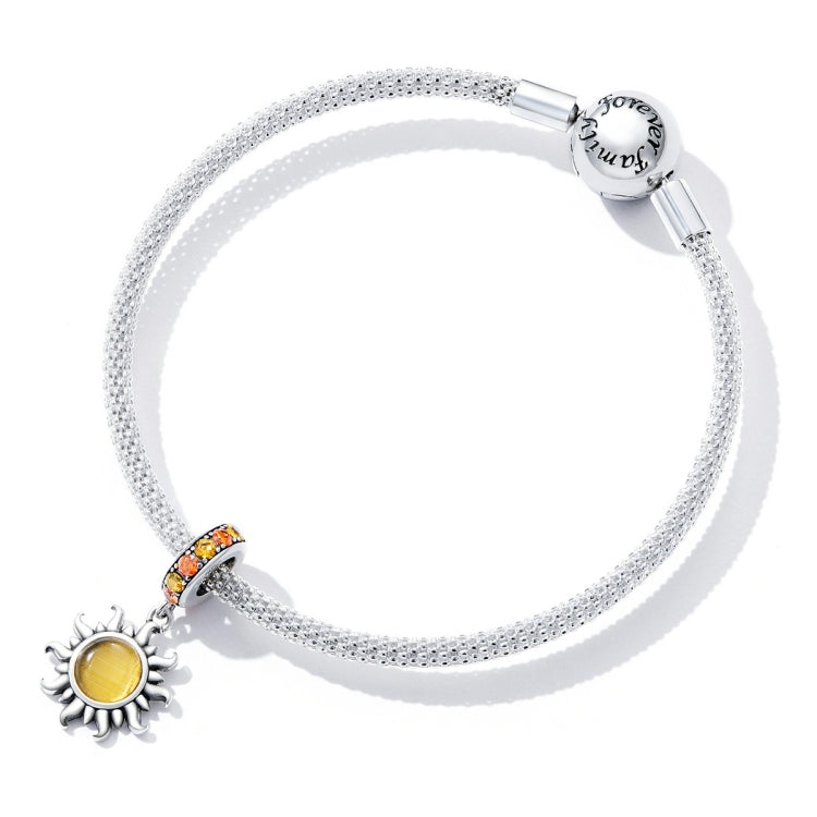Ciondolo piccolo sole in argento sterling S925