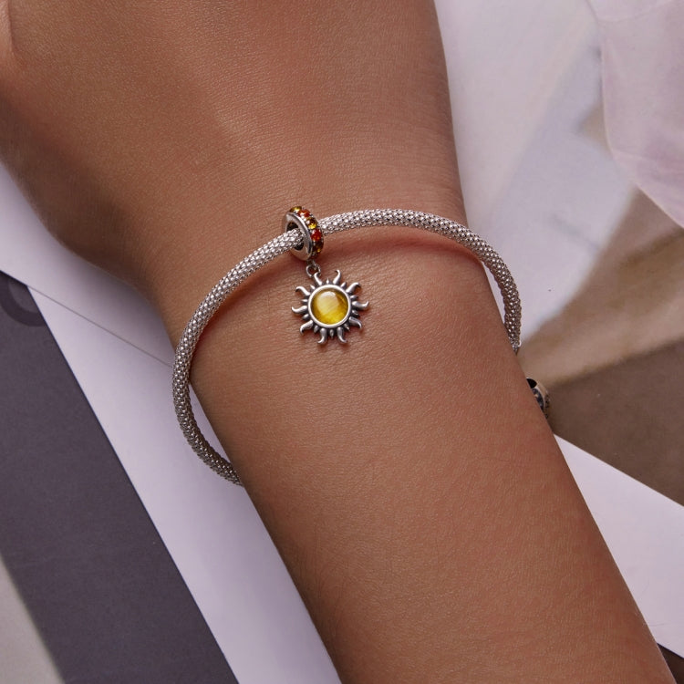 Ciondolo piccolo sole in argento sterling S925