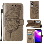 Custodia in pelle con farfalla goffrata per Infinix Note 11, 11i e 11S / Note 11