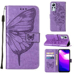 Custodia in pelle con farfalla goffrata per Infinix Note 11, 11i e 11S / Note 11