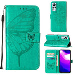 Custodia in pelle con farfalla goffrata per Infinix Note 11, 11i e 11S / Note 11