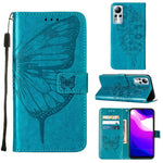 Custodia in pelle con farfalla goffrata per Infinix Note 11, 11i e 11S / Note 11