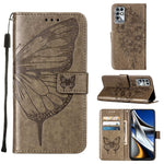 Custodia in pelle con farfalla goffrata per Infinix Note 11, 11i e 11S / Note 11